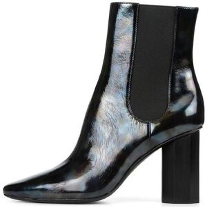 Donald J. Pliner Laila Booties Iridescent Patent Leather SZ 9